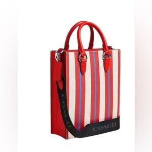 Coach

DYLAN TOTE BAG WITH STRIPE PRINT